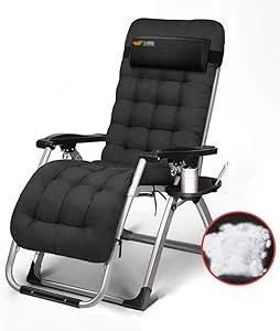 FANLIU Silla del Patio Silla Tumbona Plegable Gravedad Cero en el