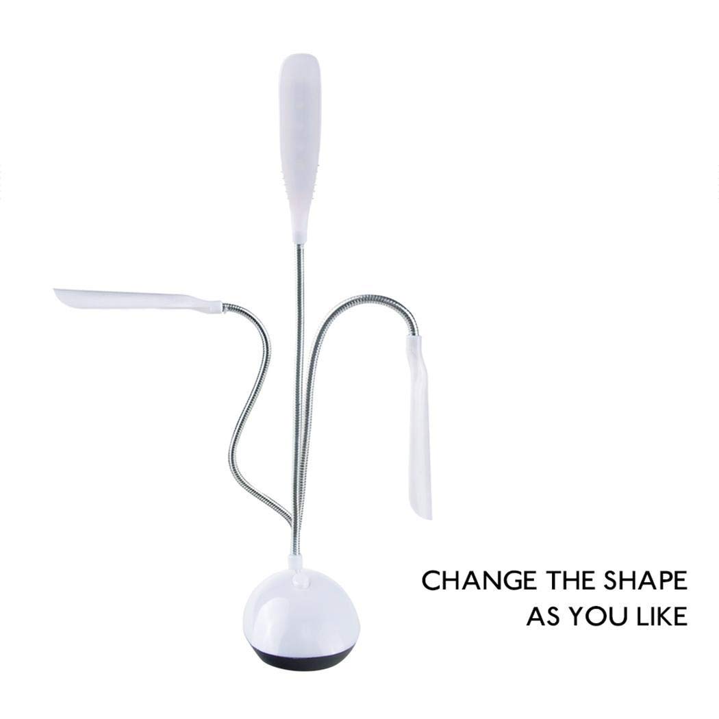 Oguine Mini LED Desk Lamp 360 Degree Rotating Eye Protection Reading Book Lights Desk Lamps