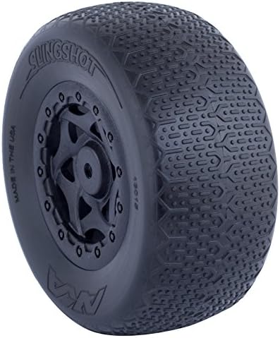 AKA 1: 10 Short Course Typo Wide (Super Soft) Complete Wheel with Red Insert Losi SCTE, Tekno SCT410