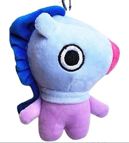 BTS Bulletproof boys group plush doll key pendant phone pendant bts cell phone ring buckle(MANG)