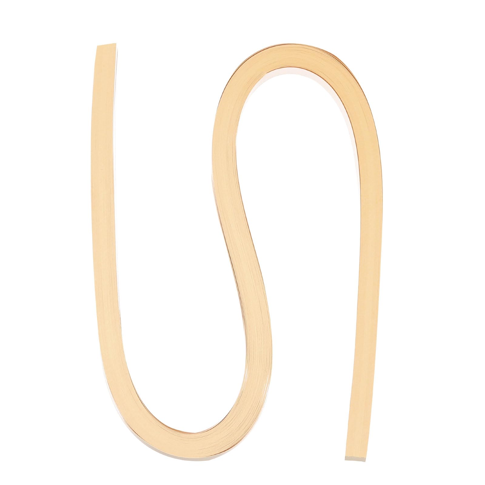 PATIKIL 60pcs Metallic Quilling Strips Paper 5mm(3/16") x 54cm Origami Paper Quilling Kits for Adults Beginner Art DIY Craft Christmas, Champagne