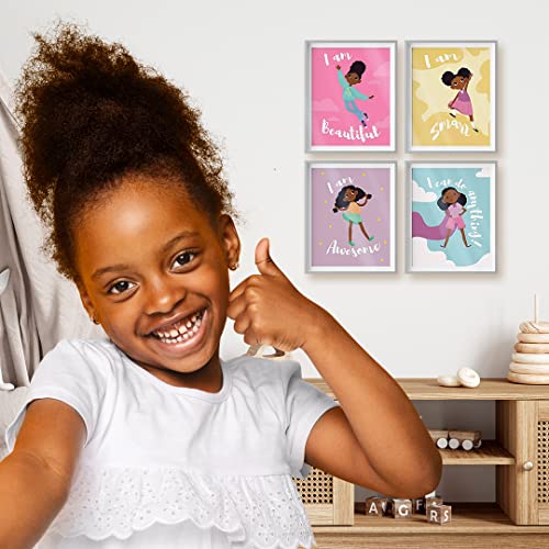 Designs by Maria Inc. Motivational Black Girl Room Decor For Girls