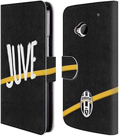 Official Juventus Football Club Juve Grafica Leather Book Wallet Case Cover For HTC One M7
