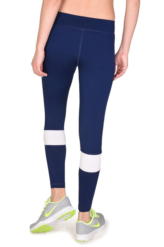 onesport women's polyester spandex jersey navy tights(onsp30ny-p)