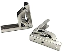 2pcs Stainless Steel 90 Degree Folding Shelf Hinge