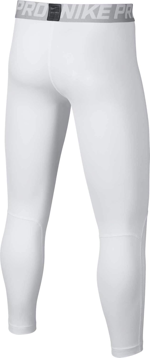 nike compression tights white