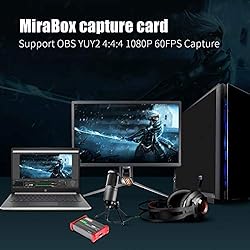 Mirabox 4K Capture Card for Nintendo Switch with