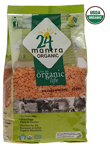 Organic Chana Dal Brown Bulk - Organic Chickpea Kabuli Dollar (Garbanzo Beans) Bulk - ★ USDA Certified Organic - ★ European Union Certified Organic - ★ Pesticides Free - ★ Adulteration Free - ★ Sodium Free - Pack of 2 X 2 Lbs (4 Pounds) - 24 Man
