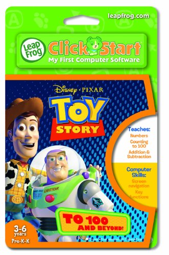 Leapfrog Clickstart Educational Software:Toy Story To 100 + Beyond