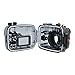 for Sony A6500 A6400 A6300 A6000 [ILCE-6500/6400/6300/6000] 195FT/60M Underwater Camera Diving Waterproof housing(Housing + Cover + Red Filter)