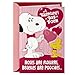 Hallmark Peanuts Valentine's Day Sound Card for Kids (Snoopy Hug) (699VCG3007)