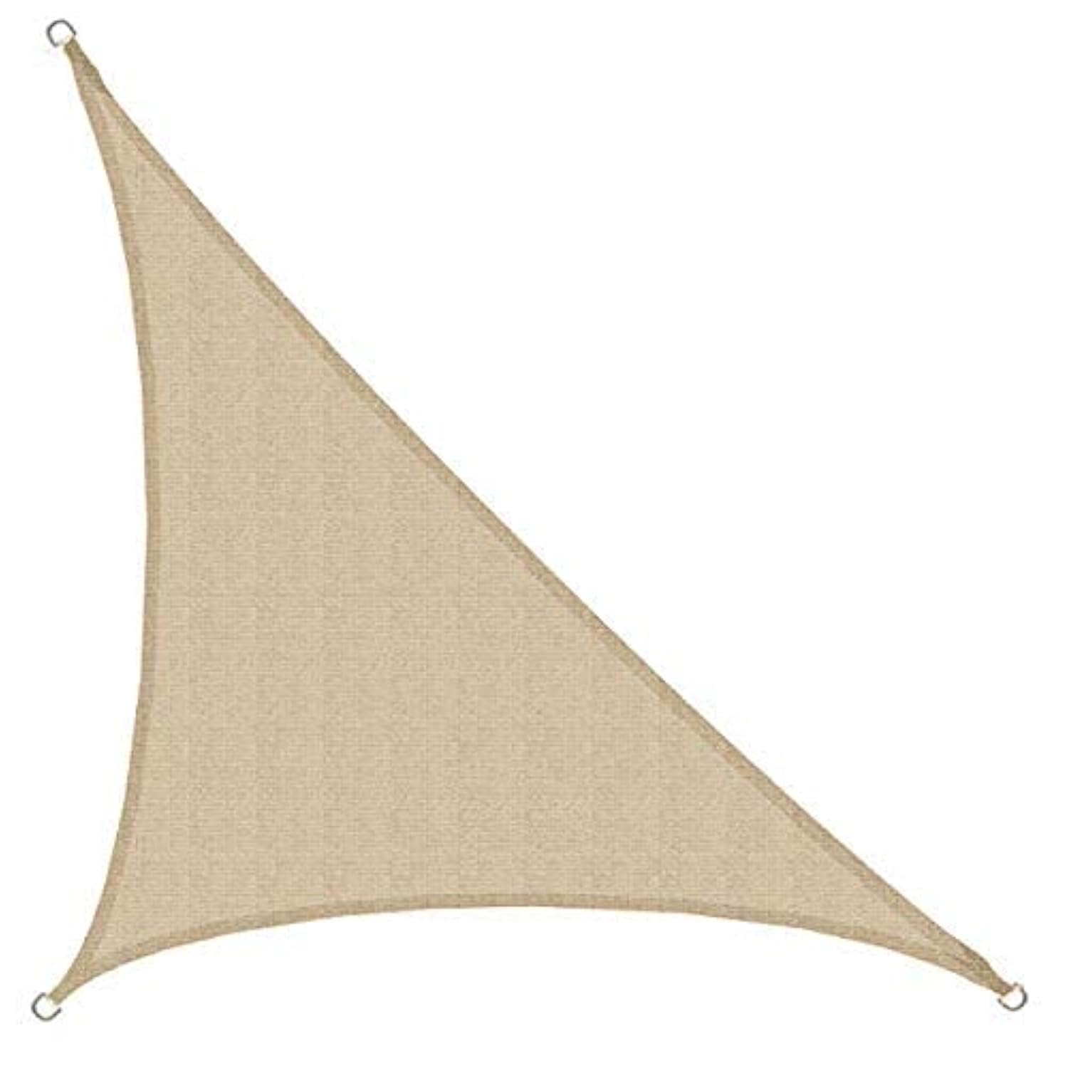 AMANKA UV Shade Sail - 3x3x4,25 HDPE Rectangular Triangle - Sun Protection Canopy Garden Balcony