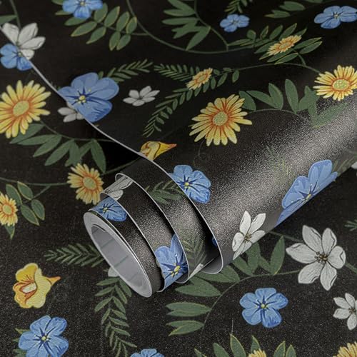 Abyssaly Peel Stick Wallpaper Vintage Wallpaper Floral