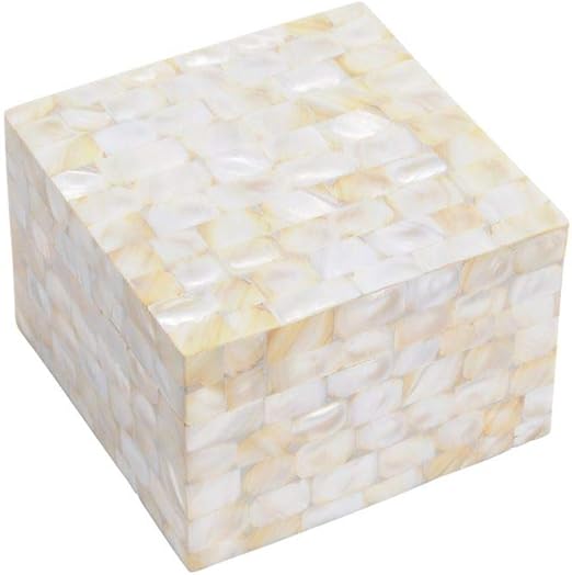 Artisanti SUVA - Caja Decorativa (tamaño Grande), diseño de nácar: Amazon.es: Hogar