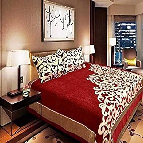 Money Home Decor Pure Velvet Pannel Print Beautiful Corner Design