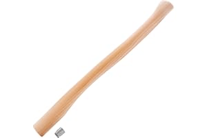 FOCMKEAS Premium Oak Hammer Handle Replacement 90cm Long Wood Tool Handle,Ball Peen Hammer Handles with a Steel Wedges Suitable for Small Hammers or Axes with 52×21mm Tenons
