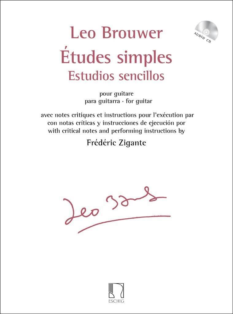 ETUDES SIMPLES - ESTUDIOS SENCILLOS GUITARE +CD