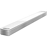 Bose Smart Ultra Dolby Atmos Soundbar, All-in-One Surround Sound System for TV, A.I. Dialogue Mode, Alexa and Google Voice Control, HDMI eARC, White
