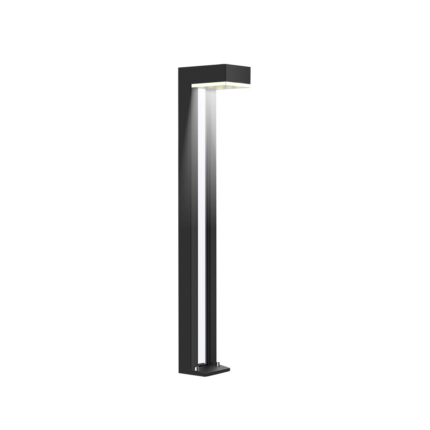Opasolar LED solar powered outdoor pathway light, exterior bright lantern landscape decorations, waterproof, underground stakes design, for the house, garden, path, patio, ground, lawn, walkway, yard.