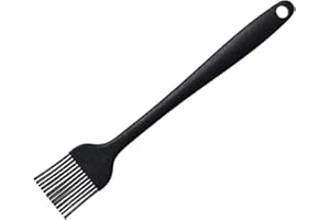 KUNFOWL 8 Pack Black Silicone Basting Brush Set, Ideal for BBQ Grill, Baking, Cooking, Spreading Oil Butter Sauce