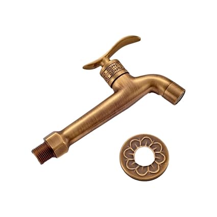 Garten Balkon Wasserhahn Kuche Waschtischmischer Messing Antik Waschmaschine Wasserhahn An Der Wand Montierte Mop Pool Wasserhahn Fur Kaltwasser Badezimmer Fsnf Org