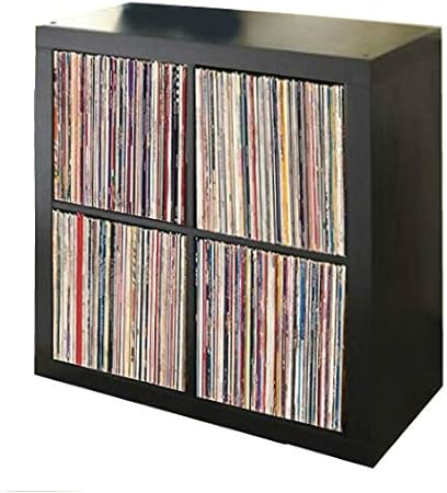 Amazon Com Vinyl Record Storage Shelf Lp Record Album Storage Vinyl Record Storage Cube Rack Cabinet Bookcase Organizer For Vintage Lp Records 4 Cube Square Organizer By Vrss Espresso Furniture Decor