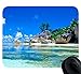 Mouse Pad Beaches France Seychelles Mousepad,Custom Rectangular