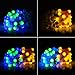 Globe String Lights,Bienna UL Listed Plug In 100 LED 33 ft/10 M Frosted Fairy [Waterproof] [8 Modes] Lighting for Outdoor Indoor Bedroom Outside Wedding Patio Christmas Xmas Holiday Party-Colorful
