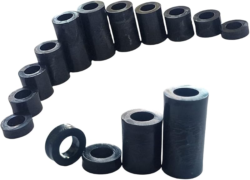 Universal Hardware M5 Nylon Spacers 12 Pack – M3/M4/M5/M6/M8 Screws 3-30mm