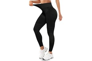 UQGVML Compression Leggings for Women, 3D Anti Cellulite Leggings High Waisted Tummy Control Butt Lifting, Yoga Gym Pants