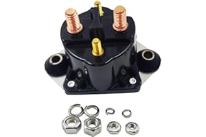 SPJIUQI 89-817109A3 89-817109A2 89-817109A1 12V Starter Solenoid Relay for Mercury Marine Outboard 40 50 75 90 120 V135 V225 V250 V150 V175 V200 V225 V250 Force Marine 40 50 75 90 120 J&N 240-22131