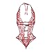 Advoult Women Sexy Lingerie Lace Bodysuit One Piece Teddy Underwear
