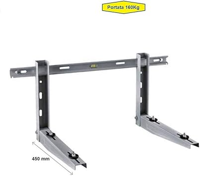 Halterung Verstellbar Edelstahl 45 Cm Fur Klimaanlage Tragkraft 160 Kg Zertifiziert Tuv Amazon De Baumarkt