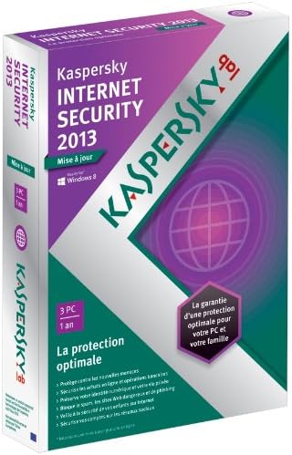 Kaspersky internet security 2013 mise à jour (3 postes, 1 an) Amazon