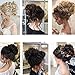 SLLIE Messy Hair Bun Extensions Chignons Hair Hair Scrunchie Scrunchy Updo Hairpiece