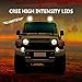 Lumitek 20inch 126W LED Light Bar Spot Flood Combo Light With 4PCS 18W Flood Led Light Pods for Pickup Jeep Trucks SUV UTV Tanks Van Camper ATV 4WD