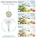 Hyperikon BR40 LED Bulb Dimmable, 15W (100W Equivalent), 1360lm, 5000K (Crystal White Glow), CRI 90+, Wide Flood Bulb, Medium Base (E26), UL & ENERGY STAR - Great for Office, Security Lights (4 Pack)