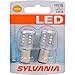 SYLVANIA - 1157 LED Amber Mini Bulb - Bright LED Bulb, Ideal for Park and Turn Lights (Contains 2 Bulbs)