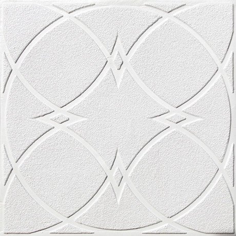 Wall Panel Cheap #147 White Matt PVC 2x2 Fire Rated Can Be Glue on Any Flat Surface,tile. Discount Decorative Plastic Ceiling Tile.