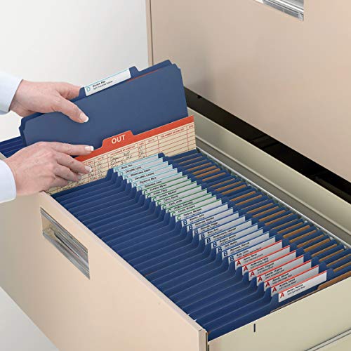 Smead Pressboard Classification File Folder with SafeSHIELD Fasteners