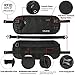 MUCO Travel Money Belt, Hidden Passport Holder, RFID Blocking Travel Wallet Belt Men and Women