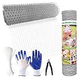 Chicken Wire Fencing Mesh 16.9IN x 50FT, Poultry