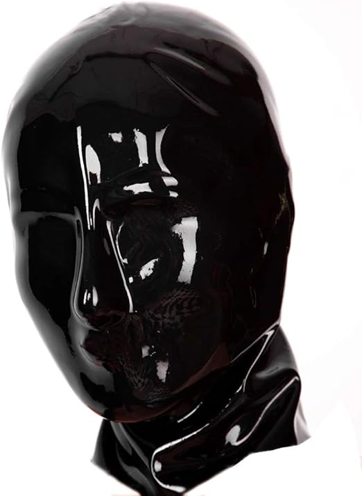 Amazon.co.jp EXLATEX Latex Rubber Mask NonHole Anatomical Hood for
