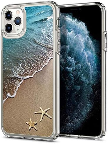 Lakaka iPhone 11 Pro Max Case Protection Hard Cases Cover for iPhone 11 Pro Max 6.5 inch Beautiful Beach Scene