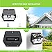 LITOM Upgraded 30 LED Solar Motion Sensor Lights, IP65 Waterproof Solar Lights Outdoor with 3 Lighting Modes, 270° Wide-Angle Illumination Solar Lights for Front Door, Yard, Garage, Pathway and Patio