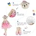 Wewill Ballerina Teddy Bear Stuffed Animals Cute Soft Toy Plush Creative Doll Birthday Christmas Valentine Gift, 23-Inch,Pink