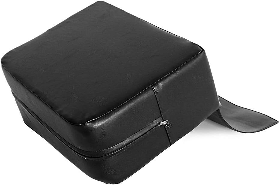 Salon Beauty Spa Equipment Styling Barber Chair Child Booster Seat, Black Leather Highchairs Auxiliary Heightening Seats，for Baby & Kids Hair Cutting: Kitchen & Dining