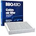 BBO AUTO BCF10775 Premium Cabin Air Filter with Active Carbon Media - Fits Chevrolet Cruze, Malibu, Sonic, Trax | Cadillac SRX | Buick LaCrosse, Encore, Verano (CF10775 REPLACEMENT)