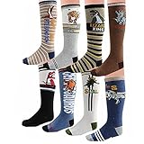 Honanda Boys Funny Cotton Cartoon Style Knee High