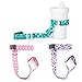 BooginHead Set of 3 SippiGrip Sippy Cup and Bottle Holder – Pink, Purple, Teal